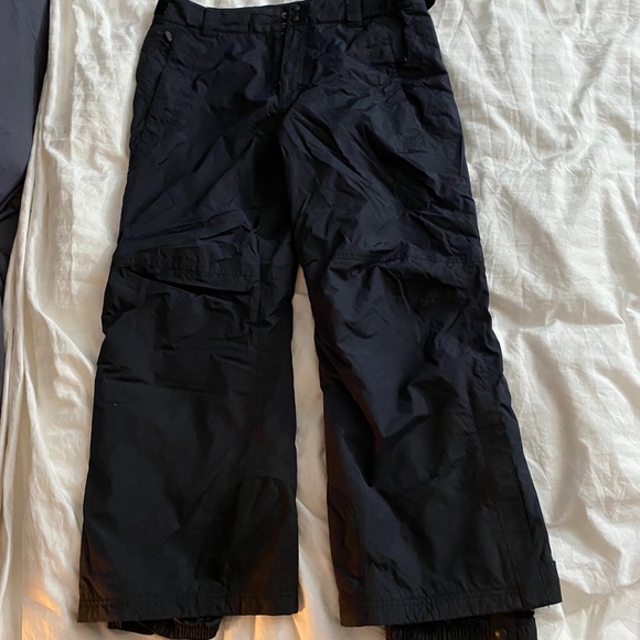 LL.Bean snow pants w/ adjustable waist & wide legs - Picture 1 of 8